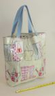 PVC tote bag, lined