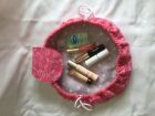 Inside of Circular make up bag